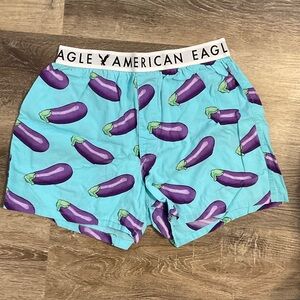 American Eagle Blue and Purple Boxers